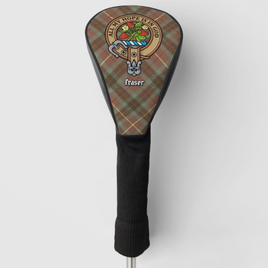 Clan Fraser Crest Golf Head Hoesje Golfheadcover (Voorkant)
