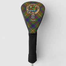 Clan Fraser Crest Golf Head Hoesje