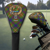 Clan Fraser Crest Golf Head Hoesje