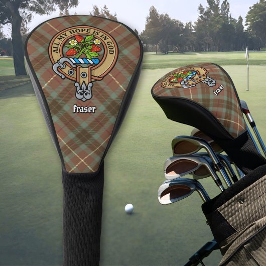 Clan Fraser Crest Golf Hoofdbeschermer Golfheadcover