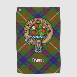 Clan Fraser Crest Golf Towel Golfhanddoek