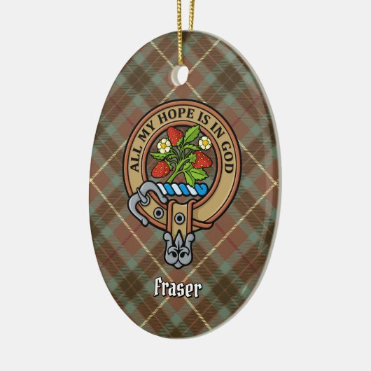 Clan Fraser Crest keramisch Ornament (Links)