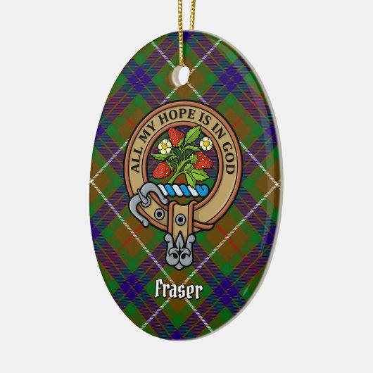 Clan Fraser Crest keramisch Ornament (Links)