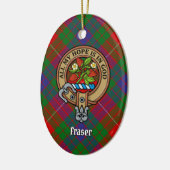 Clan Fraser Crest keramisch Ornament (Links)