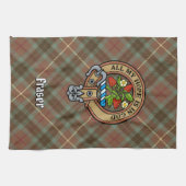 Clan Fraser Crest Kitchen Towel Theedoek (Horizontaal)