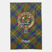 Clan Fraser Crest Kitchen Towel Theedoek (Verticaal)