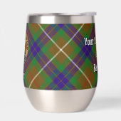 Clan Fraser Crest over jagen Tartan (Links)