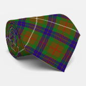 Clan Fraser Crest over jagen Tartan Stropdas (Opgerold)