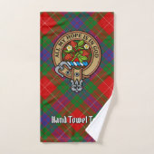 Clan Fraser Crest over Tartan Bad Handdoek (Handdoek)