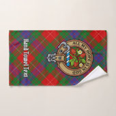 Clan Fraser Crest over Tartan Bad Handdoek (Handdoek)
