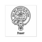 Clan Fraser Crest Self-Inking Stamp Zelfinktende Stempel (Design)