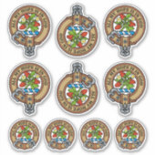 Clan Fraser Crest Sticker set (Voorkant)