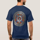 Clan Fraser Crest & Tartan Knot T-Shirt (Achterkant)