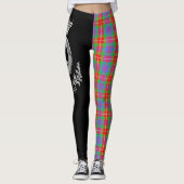 Clan Fraser Crest & Tartan Leggings (Voorkant)