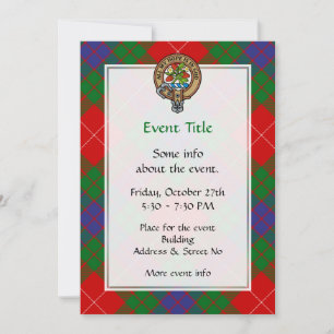 Clan Fraser Crest uitnodiging