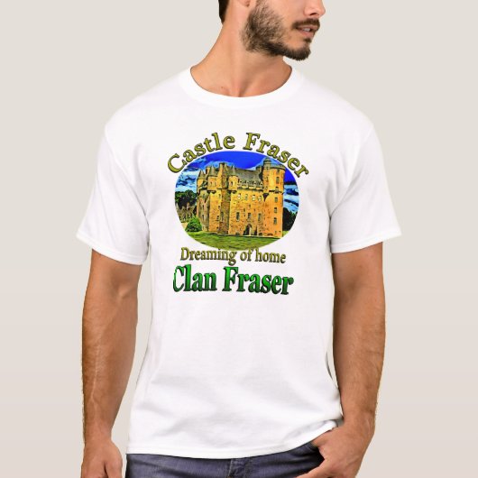 Clan Fraser die van het Shirt van het Fraser van h (Voorkant)
