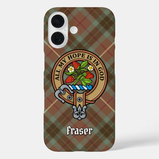 Clan Fraser Hoesje-Mate iPhone Case (Achterkant)