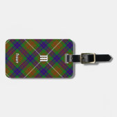 Clan Fraser Hunting Tartan Bagagelabel (Voorkant horizontaal)