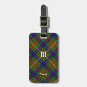 Clan Fraser Hunting Tartan Bagagelabel (Voorkant verticaal)