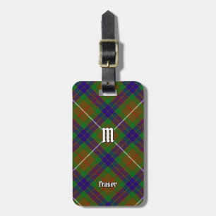Clan Fraser Hunting Tartan Bagagelabel