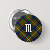 Clan Fraser Hunting Tartan Button (Voorkant /achterkant)