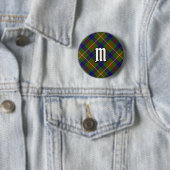 Clan Fraser Hunting Tartan Button (In situ)
