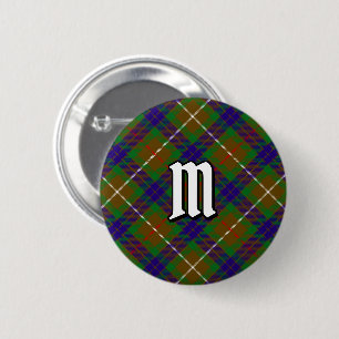 Clan Fraser Hunting Tartan Button