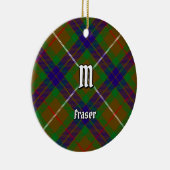 Clan Fraser Hunting Tartan Ceramic Ornament (Rechts)