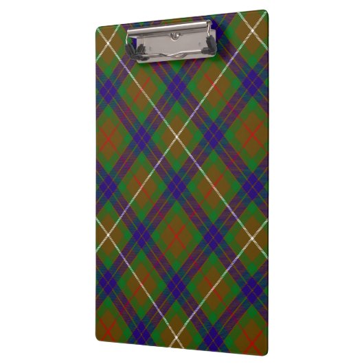 Clan Fraser Hunting Tartan Clipboard Klembord (Links)