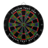 Clan Fraser Hunting Tartan Dart Board Dartbord (Voorkant)