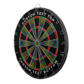 Clan Fraser Hunting Tartan Dart Board Dartbord (Voorkant Rechts)