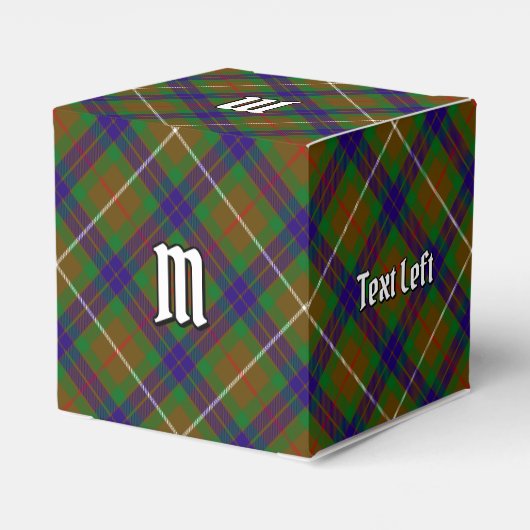 Clan Fraser Hunting Tartan Favor Box Bedankdoosjes (Achterkant)