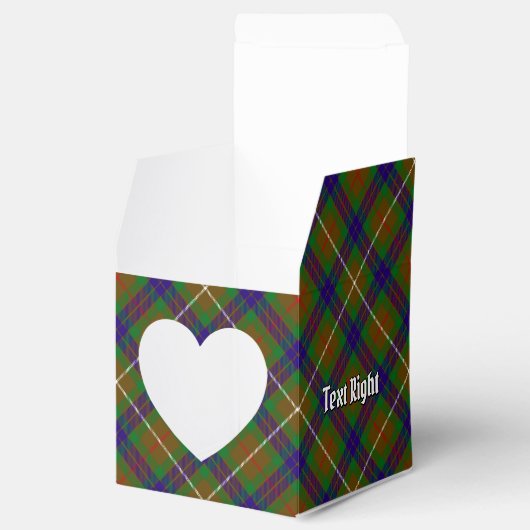 Clan Fraser Hunting Tartan Favor Box Bedankdoosjes (Geopend)