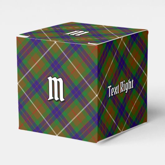 Clan Fraser Hunting Tartan Favor Box Bedankdoosjes (Voorkant Zijde)