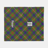 Clan Fraser Hunting Tartan Fleece Blanket Deken (Voorkant (Horizontaal))