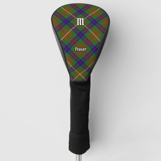 Clan Fraser Hunting Tartan Golf Head Hoesje Golfheadcover (Voorkant)