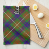 Clan Fraser Hunting Tartan Kitchen Towel Theedoek (Quarter Fold)