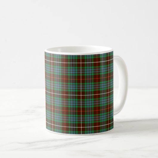 Clan Fraser Hunting Tartan Koffiemok (Voorkant rechts)