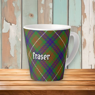 Clan Fraser Hunting Tartan Latte Mok