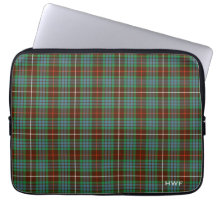 Clan Fraser Hunting Tartan Monogrammed