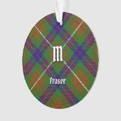 Clan Fraser Hunting Tartan Ornament (voorkant)
