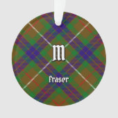 Clan Fraser Hunting Tartan Ornament (voorkant)