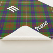 Clan Fraser Hunting Tartan Sherpa Blanket Sherpa Deken (3/4)