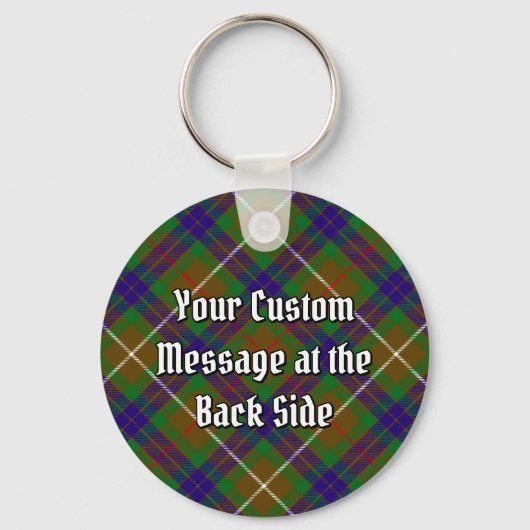 Clan Fraser Hunting Tartan Sleutelhanger (Achterkant)