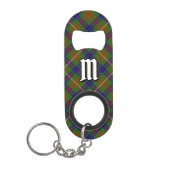 Clan Fraser Hunting Tartan Sleutelhanger Bottle Op Mini Flessenopener (Voorkant)