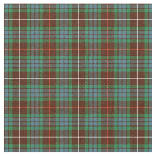 Clan Fraser Hunting Tartan Stof (Close Up)