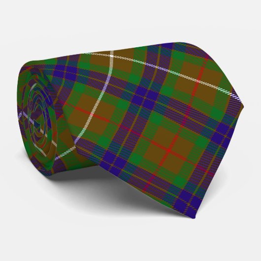 Clan Fraser Hunting Tartan Stropdas (Opgerold)