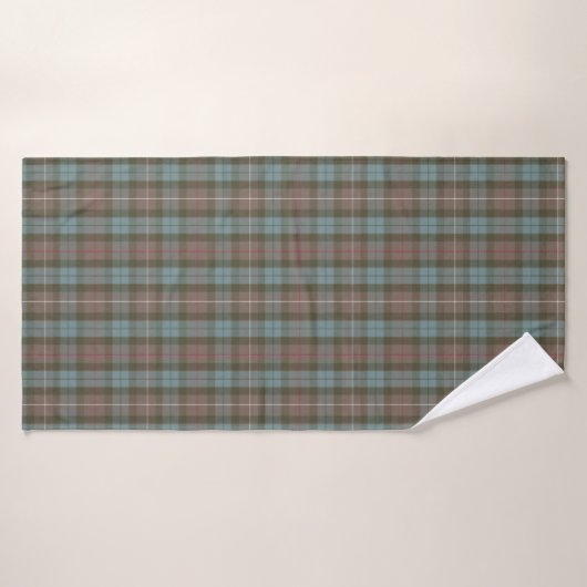 Clan Fraser Hunting Tartan Weathered Badhanddoek (Badhanddoek)