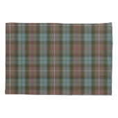 Clan Fraser Hunting Tartan Weathered Kussensloop (Achterkant)