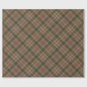 Clan Fraser Hunting Weathered Tartan Cadeaupapier (Vlak)